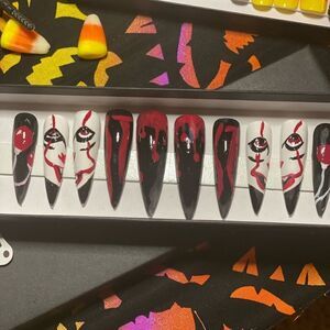 IT Halloween Customized Stiletto Press On Nails! 2/$25